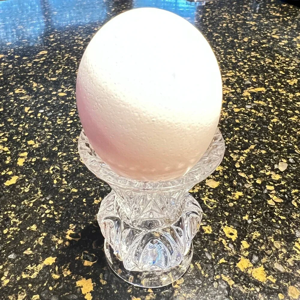 ❤️  Two (2) Crystal Egg Cups/Toothpick holders ❤️